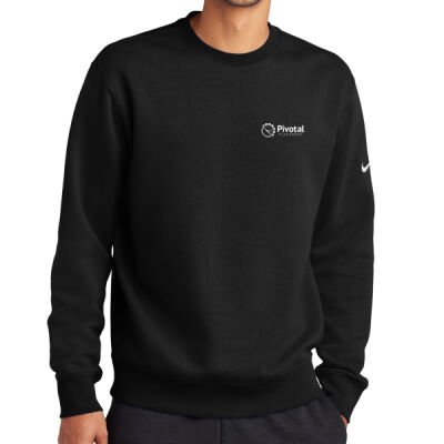 PIVOTAL PLACEMENT NIKE - Club Fleece Sleeve Swoosh Crew Thumbnail